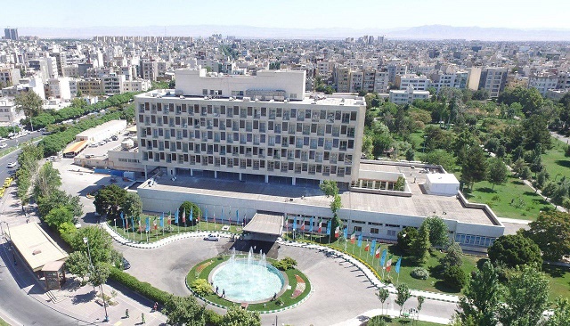 نمای ظاهری هتل بین المللی هما 1 